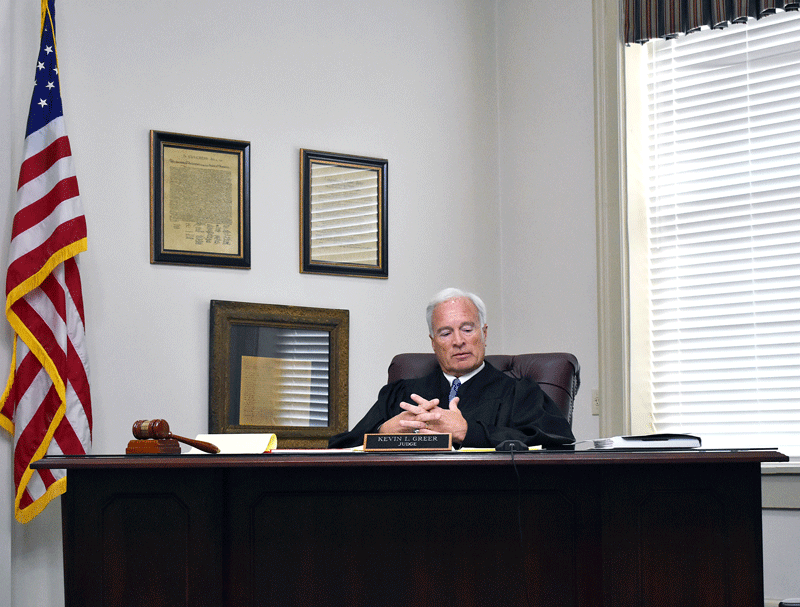 Highland County Juvenile Court Judge Kevin Greer. (HCP photo by Caitlin Forsha.)