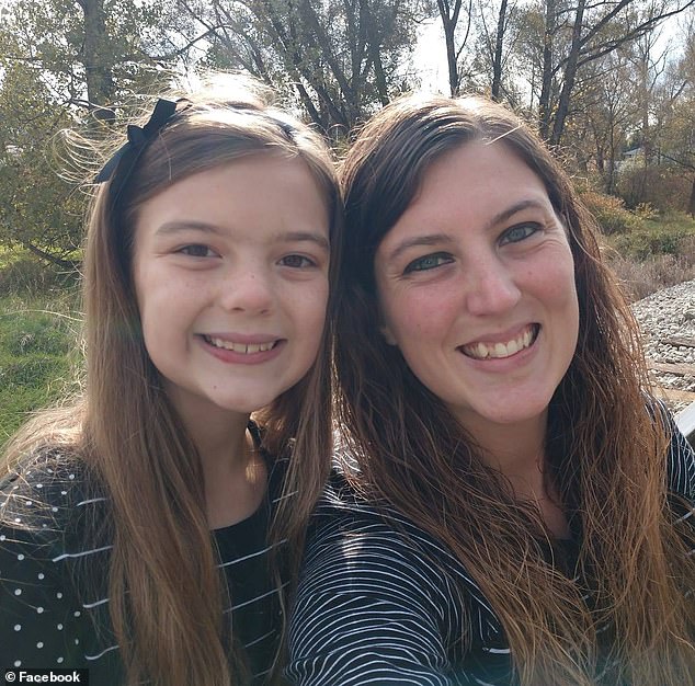 Lindsey Abbuhl with her daughter Rylee, 11, who died of an incurable disease