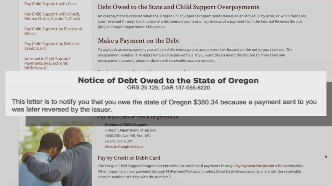 Two Portland mothers say they've received bill from state to pay back child support | Local News