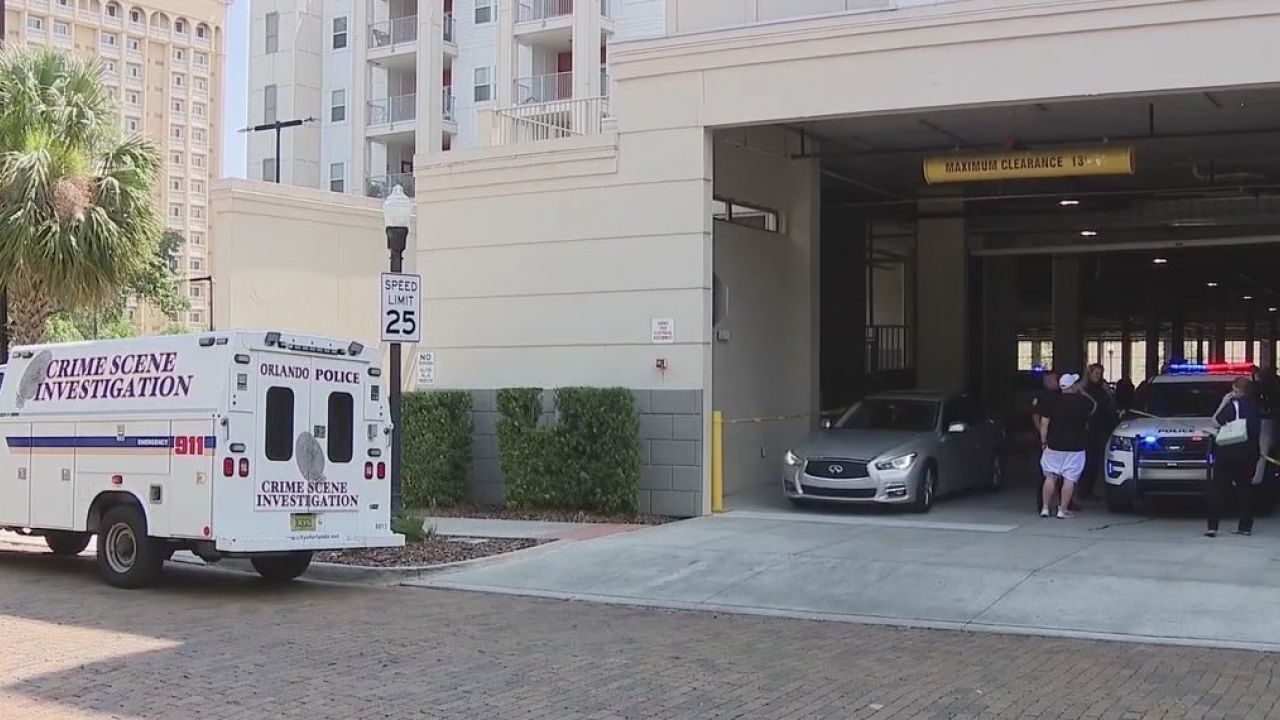 Child on life support after getting caught in roll-up parking garage gate