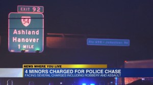 4 minors in custody, state trooper hurt after armed carjacking chase ends in crash on I-95 – 8News