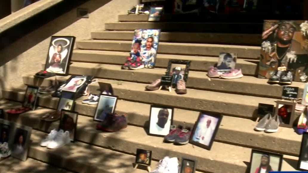 Dozens of parents who lost a child to violence gather Sunday
