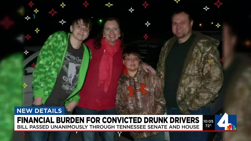 New Tennessee bill would require drunk drivers to pay child support to victim’s families