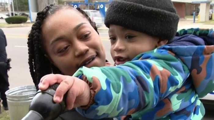 1-year-old reunited with mother after car stolen with child inside; Detroit police have 3 suspects in custody