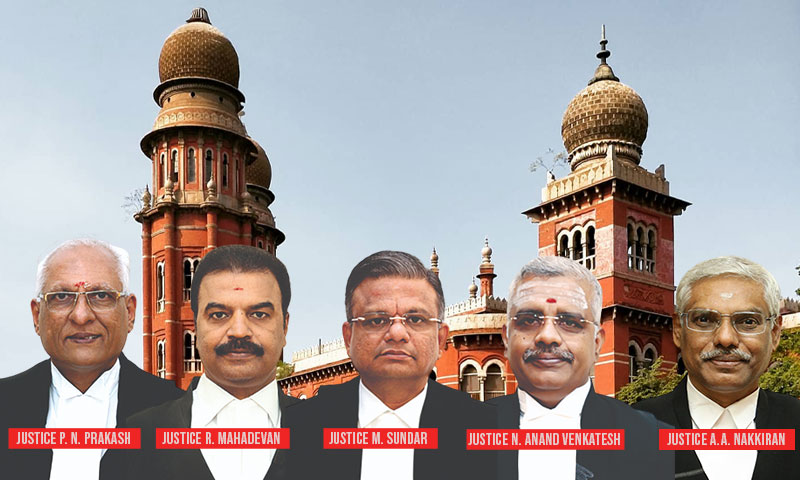 Madras High Court Constitutes Full Bench To Decide Upon The High Courts Jurisdiction Hear Child Custody Matters On Original Side
